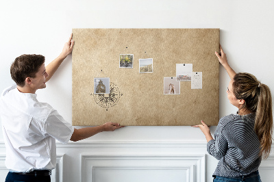 Quadro de aviso de cortiça Bússola de lona