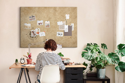 Quadro de aviso de cortiça Bússola de lona