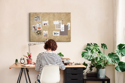 Quadro de aviso de cortiça Bússola de lona