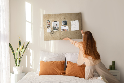 Quadro de aviso de cortiça Bússola de lona