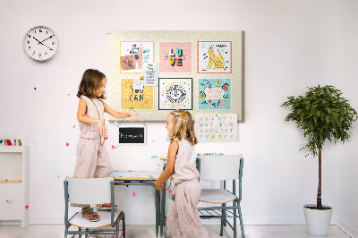 Quadro em cortiça Slogans motivacionais