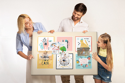 Quadro em cortiça Slogans motivacionais