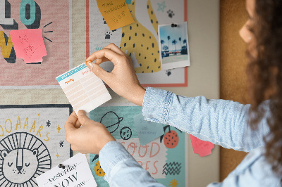 Quadro em cortiça Slogans motivacionais