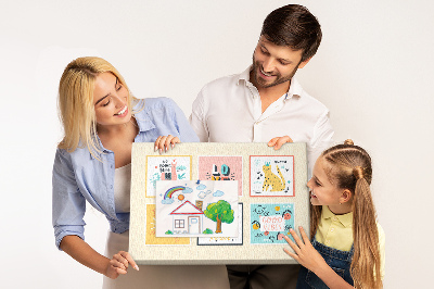 Quadro em cortiça Slogans motivacionais