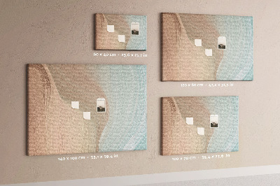 Quadro em cortiça Abstração de ondas