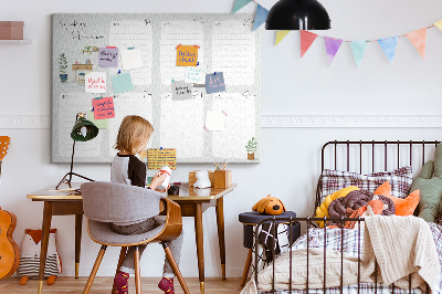 Painel em cortiça Planejador aconchegante