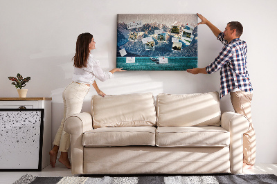 Quadro em cortiça Água de baleia