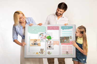 Quadro em cortiça Lista de desejos