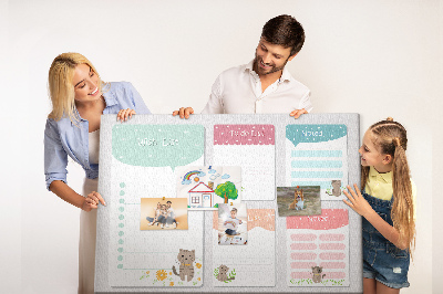 Quadro em cortiça Lista de desejos