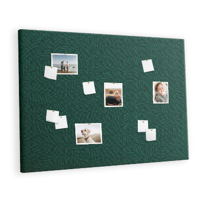 Quadro de aviso de cortiça Padrão de folha