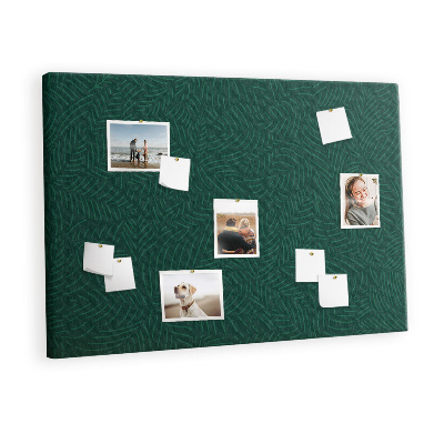 Quadro de aviso de cortiça Padrão de folha