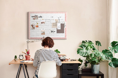 Painel em cortiça Rastreamento de hábitos