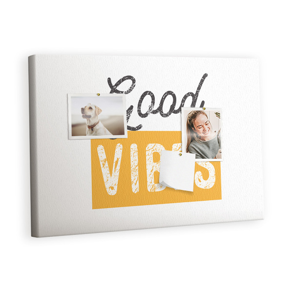 Quadro em cortiça Uma frase inspiradora