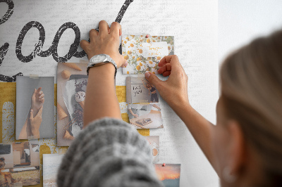 Quadro em cortiça Uma frase inspiradora