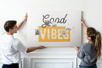 Quadro em cortiça Uma frase inspiradora