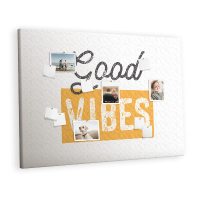 Quadro em cortiça Uma frase inspiradora