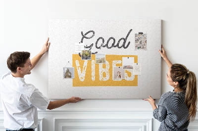 Quadro em cortiça Uma frase inspiradora