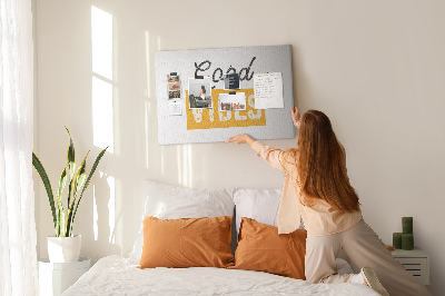 Quadro em cortiça Uma frase inspiradora