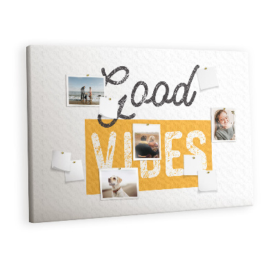 Quadro em cortiça Uma frase inspiradora