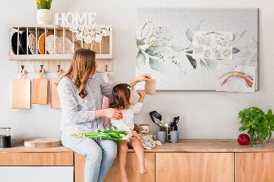 Painel em cortiça Folhas abstratas