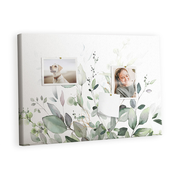 Quadro em cortiça Folhas de plantas