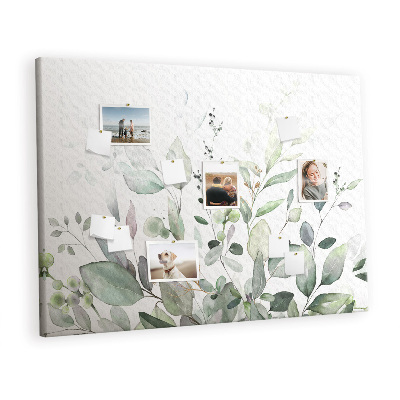 Quadro em cortiça Folhas de plantas