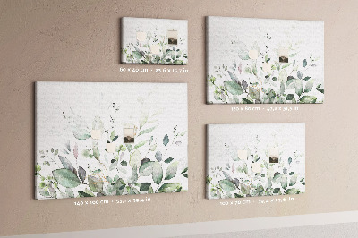 Quadro em cortiça Folhas de plantas