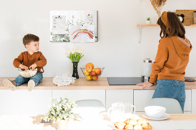 Quadro em cortiça Folhas de plantas