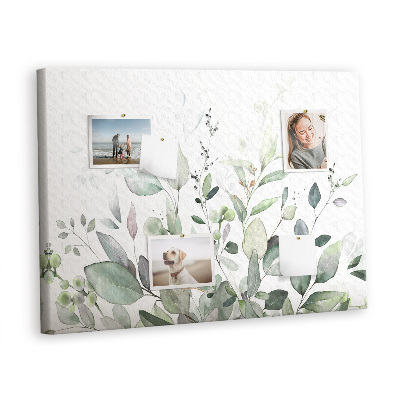 Quadro em cortiça Folhas de plantas