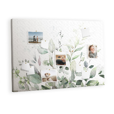 Quadro em cortiça Folhas de plantas