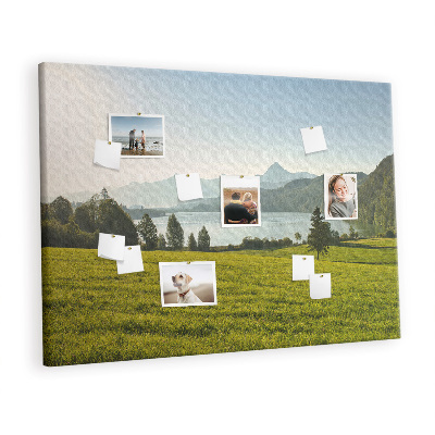 Quadro em cortiça Campo de montanha