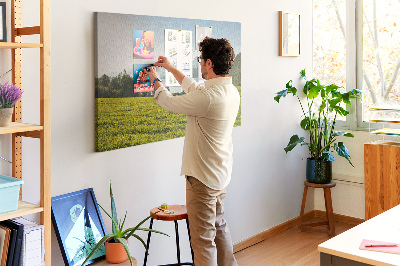 Quadro em cortiça Campo de montanha