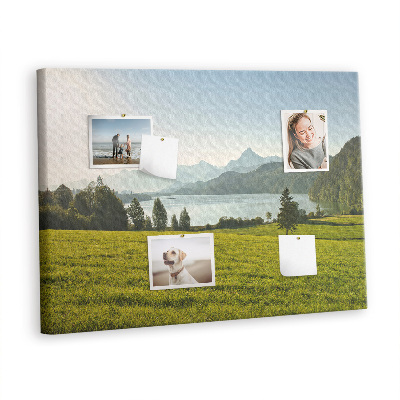 Quadro em cortiça Campo de montanha