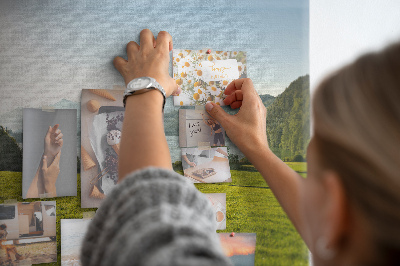 Quadro em cortiça Campo de montanha