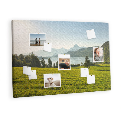 Quadro em cortiça Campo de montanha