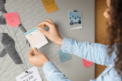 Quadro de aviso de cortiça Bailarina