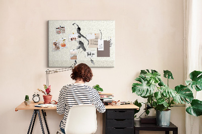 Quadro de aviso de cortiça Bailarina