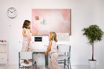 Painel em cortiça Mármore rosa