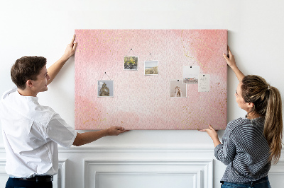 Painel em cortiça Mármore rosa