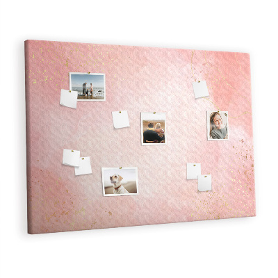 Painel em cortiça Mármore rosa