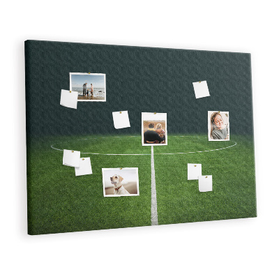 Quadro em cortiça campo de futebol