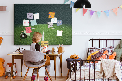 Quadro em cortiça campo de futebol