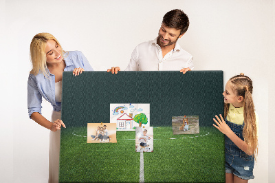 Quadro em cortiça campo de futebol