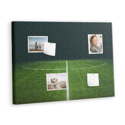 Quadro em cortiça campo de futebol
