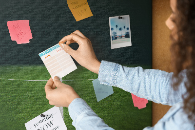 Quadro em cortiça campo de futebol