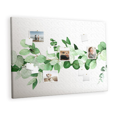 Painel em cortiça Um ramo de uma planta