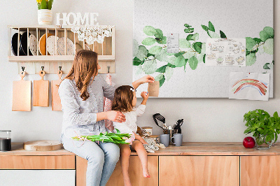 Painel em cortiça Um ramo de uma planta