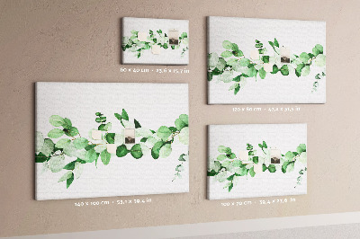 Painel em cortiça Um ramo de uma planta