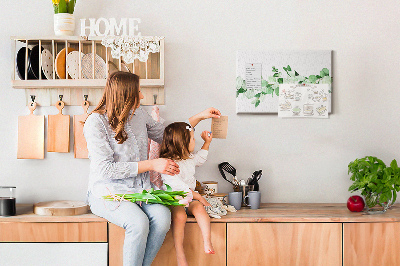 Painel em cortiça Um ramo de uma planta