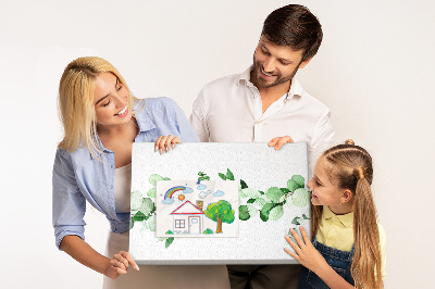 Painel em cortiça Um ramo de uma planta